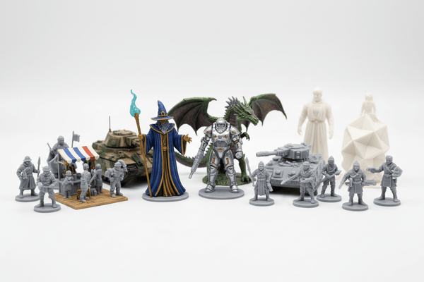 3D Printed Figurines & Miniatures