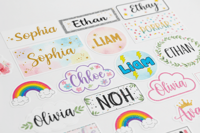 Custom Name Stickers