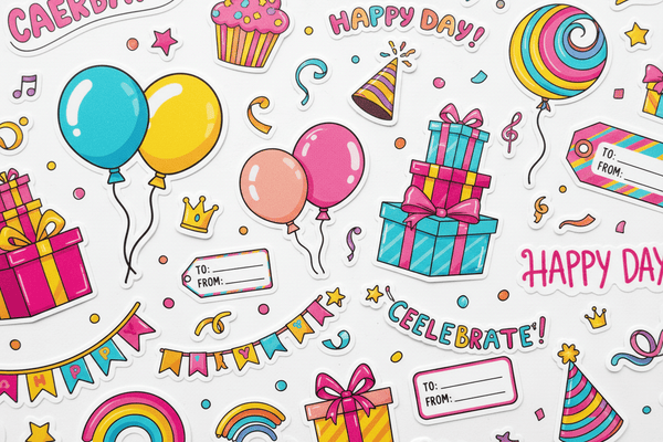 Gift & Party Stickers