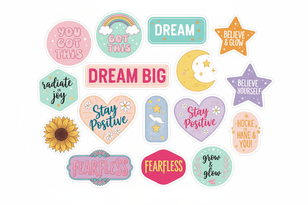 Motivational & Quote Stickers