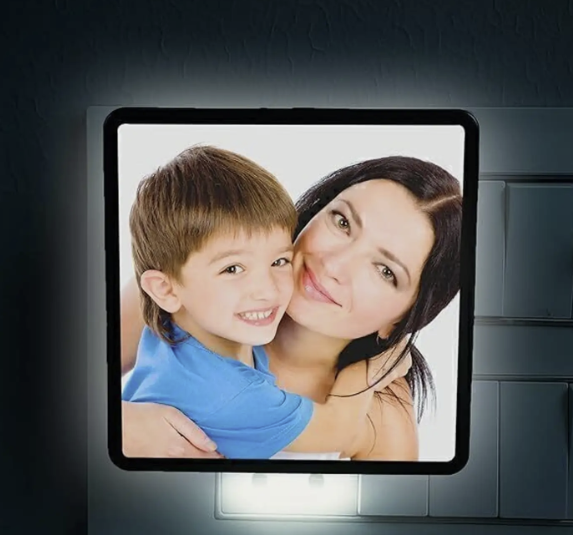 Customized LED Photo Lamp Night Lamp (10 cm, Warm White)