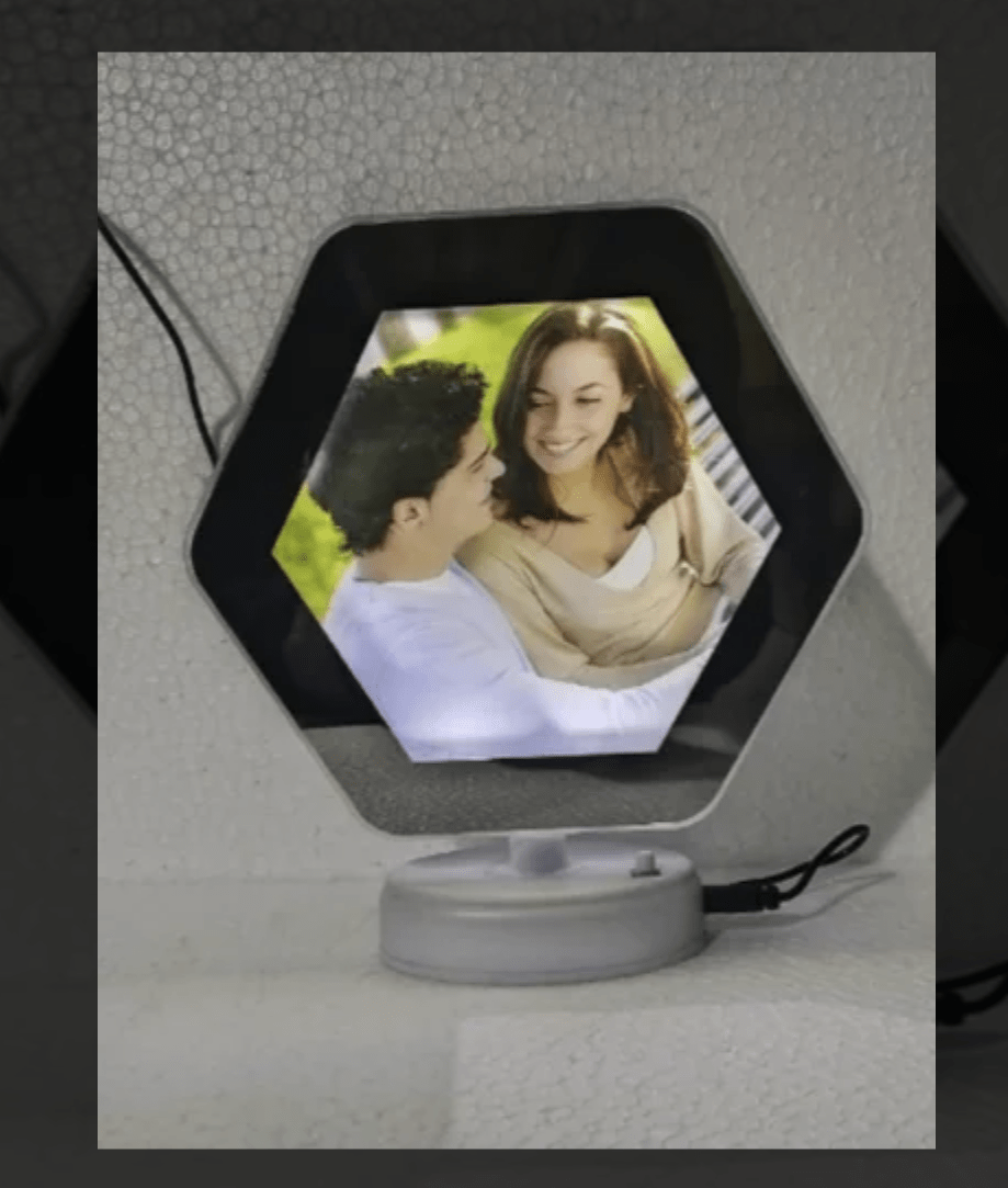 Personalized Magic Mirror Photo Lamp – Home & Gift Decor - CVP Creations