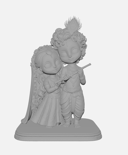 Radha Krishna Idol - 3 Inch - CVP Creations