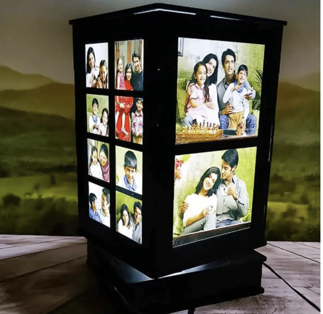 21 Photos LED Rotating Photo Lamp - CVP Creations