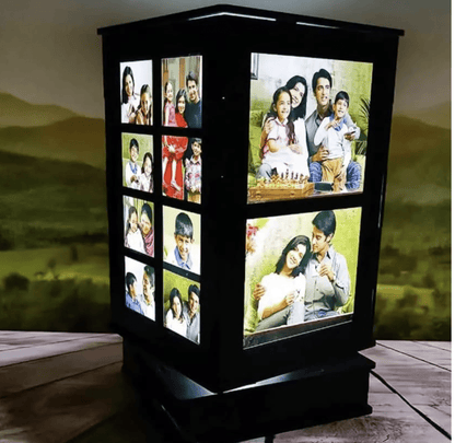 21 Photos LED Rotating Photo Lamp - CVP Creations