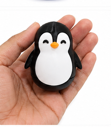 Cute Penguin Spinning Wobble Toy – Desk & Table Top Fidget