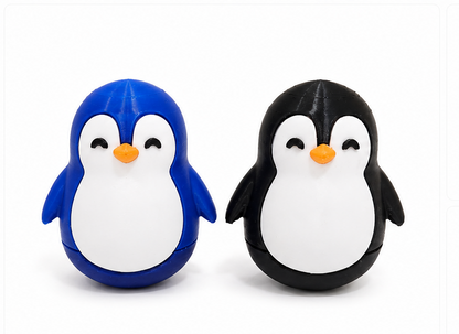 Cute Penguin Spinning Wobble Toy – Desk & Table Top Fidget
